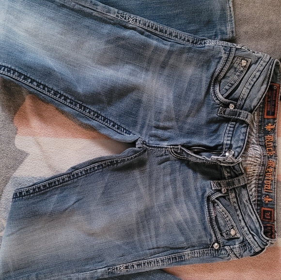 Rock Revival Denim - Rock Revival Women's Straight Leg Jeans in Faded Blue